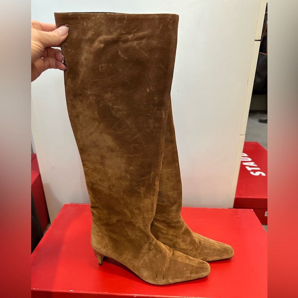 Stays Wally Brown Suede Knee-High Boots